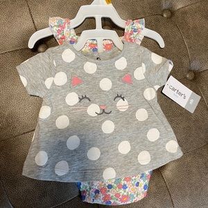 carter’s shirt and tank top for newborn